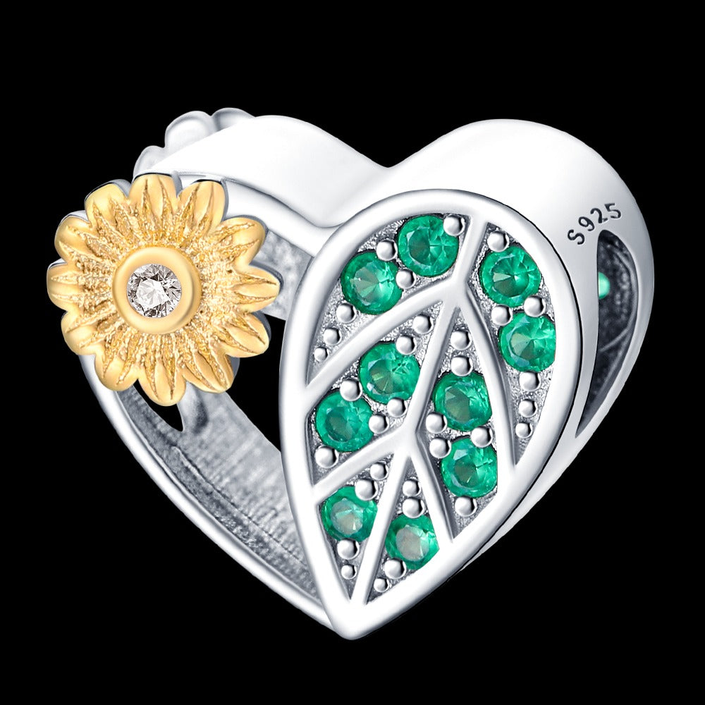 Corazon de Girasol Eterno