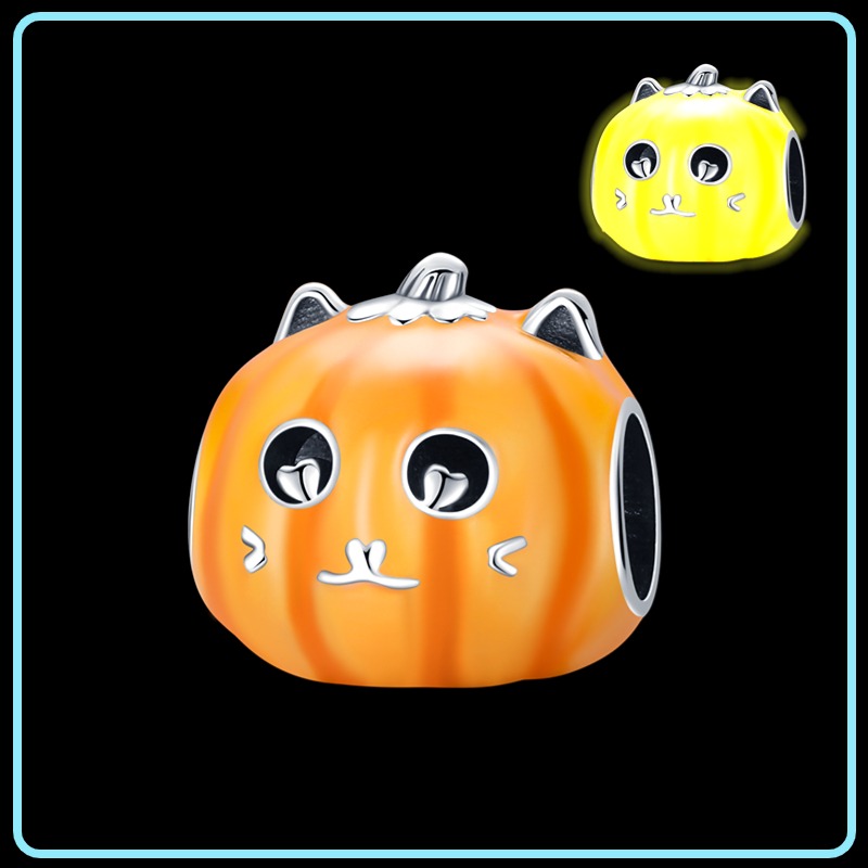 Calabaza de Gatito Fluorescente