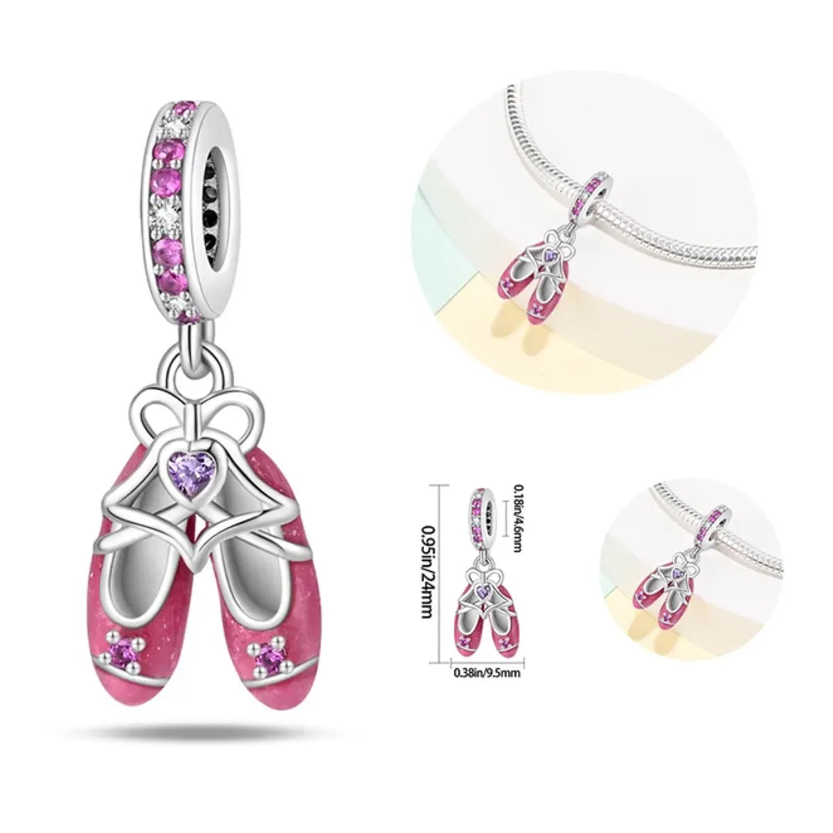 Zapatos de Ballet Rosa