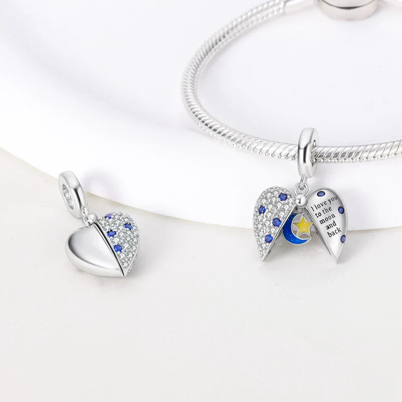 Corazon Luna & Estrella Diamantada