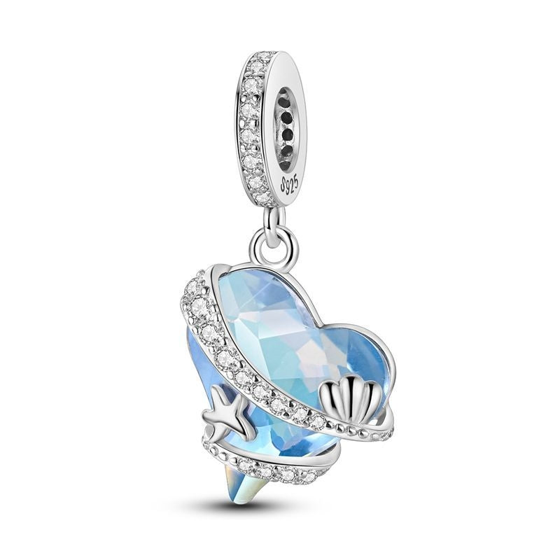 Corazón de Mar Azul