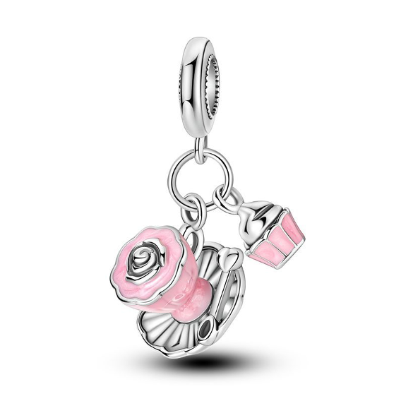 Té y Pastelito Rosa