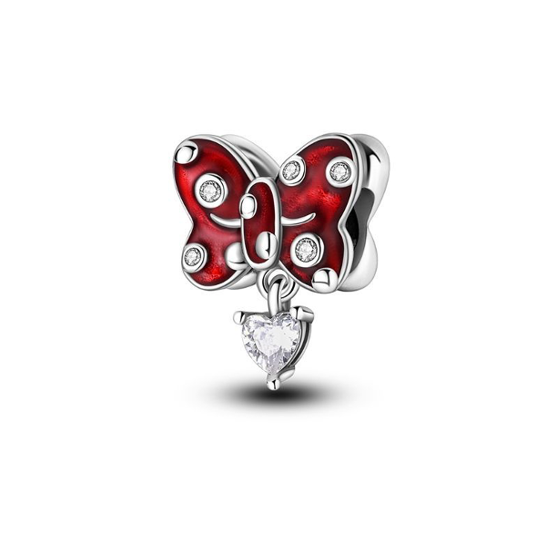 Mariposa Roja y Corazón
