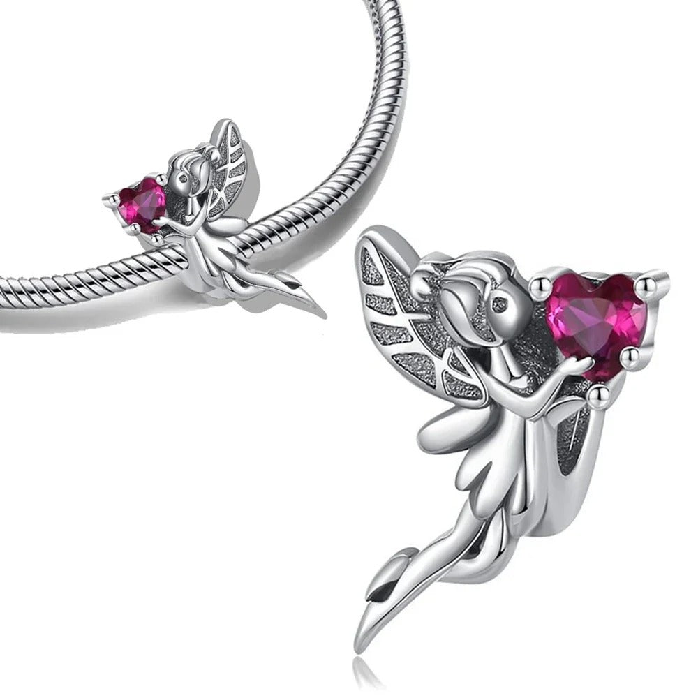 Campanita y Corazón Rosa