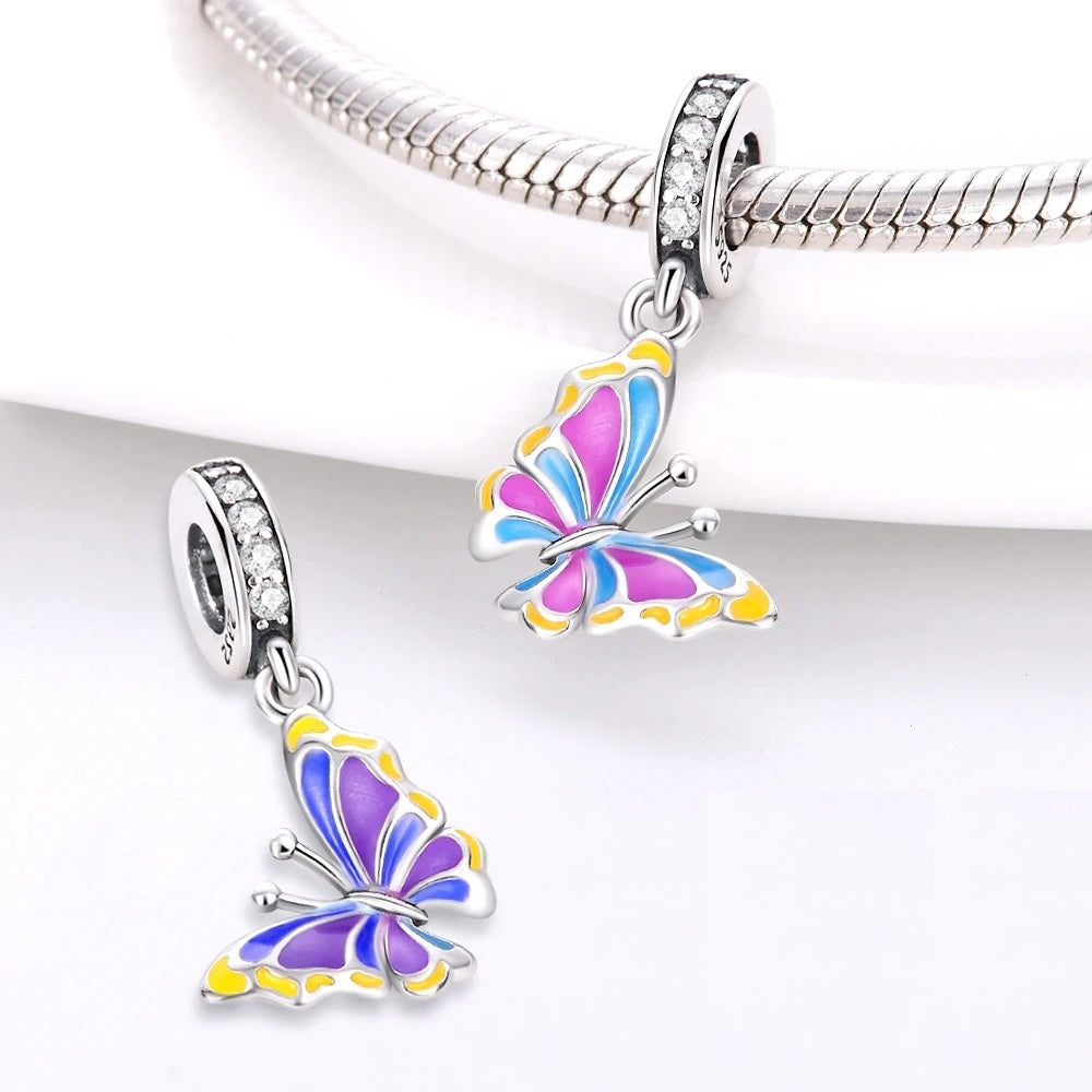 Mariposa de Colores Fluorescente