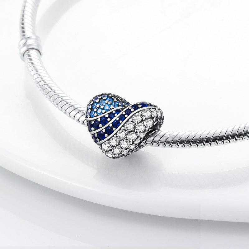 Corazon de Olas Diamantadas