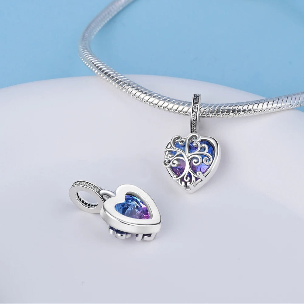 Corazón Morado y Árbol de la Familia