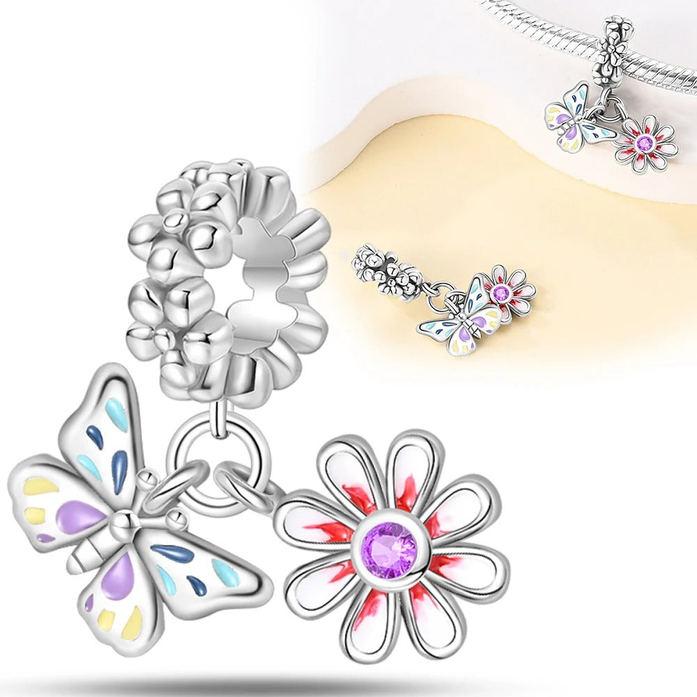 Mariposa y Flor "Verano Hermoso"