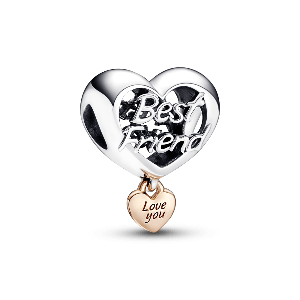 Corazon Best Friend Plateado
