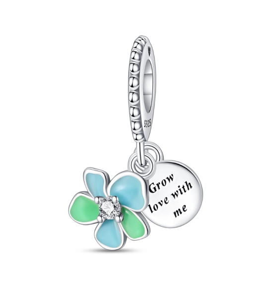 Flor Azul "Grow Love With Me"