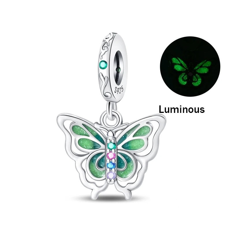 Mariposa Verde Brillante