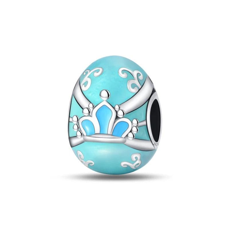Huevo de Pascua Azul Fluorescente