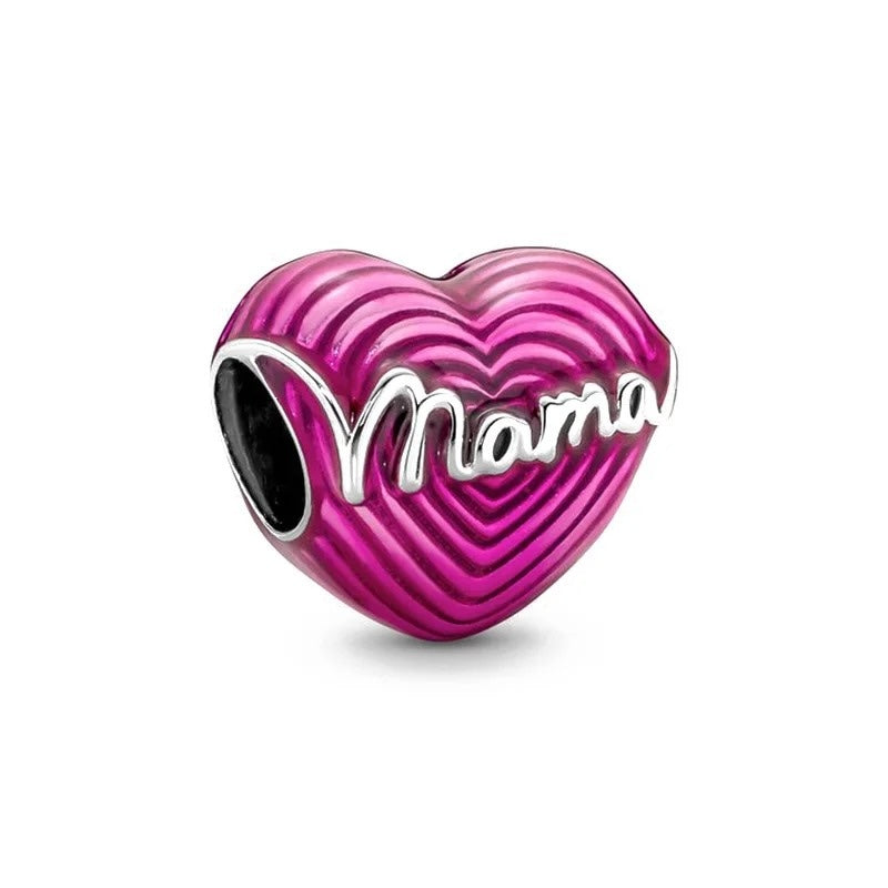 Corazón Rosa Mamá