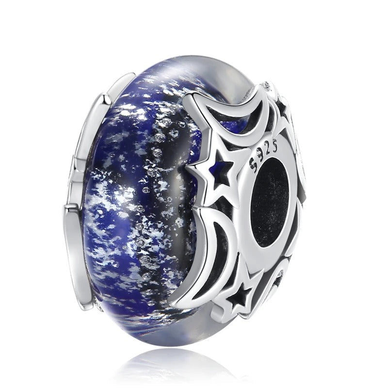 Abalorio de Espacio "Luna & Estrellas"