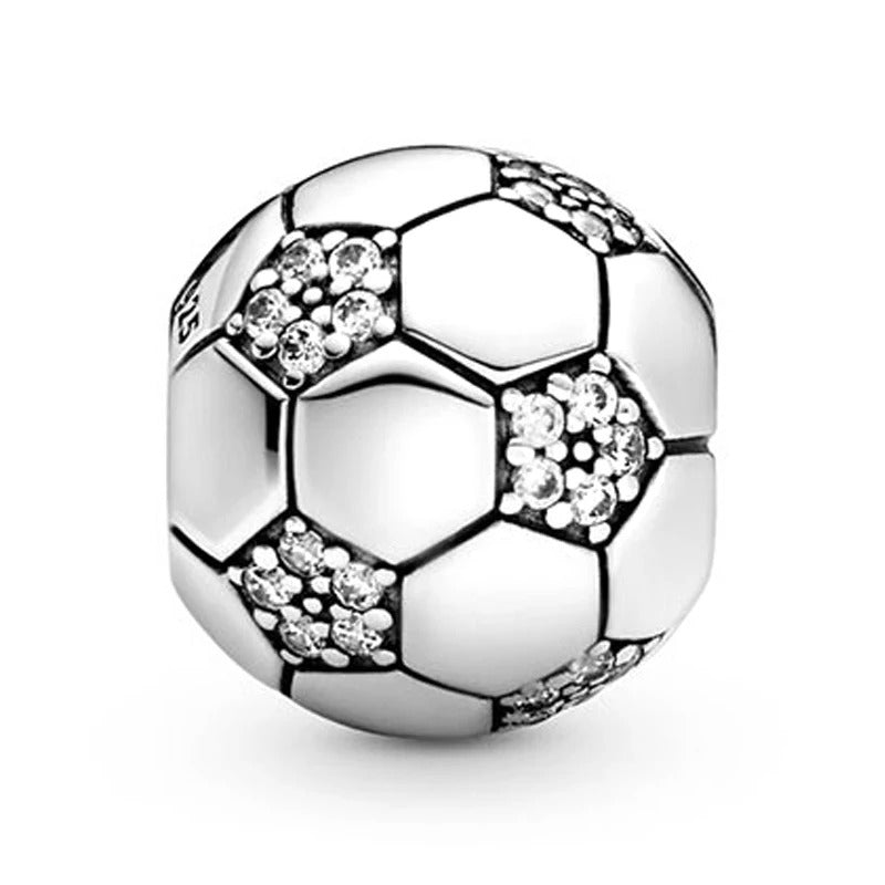 Balón de Fútbol Plateado