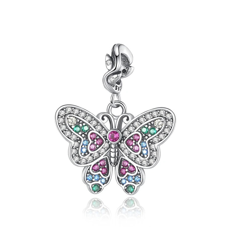 Mariposa de Corazones Rosa
