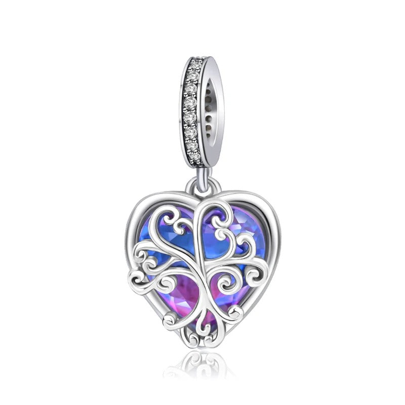 Corazón Morado y Árbol de la Familia
