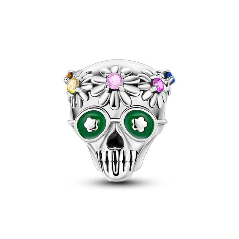 Calavera con Flores