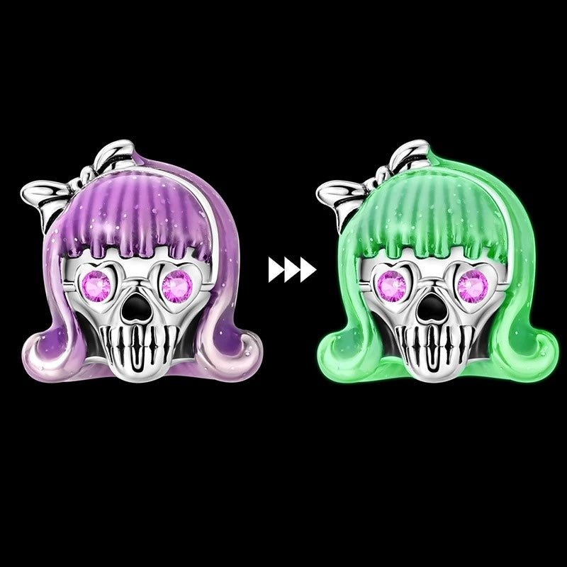 Mujer Calavera Fluorescente