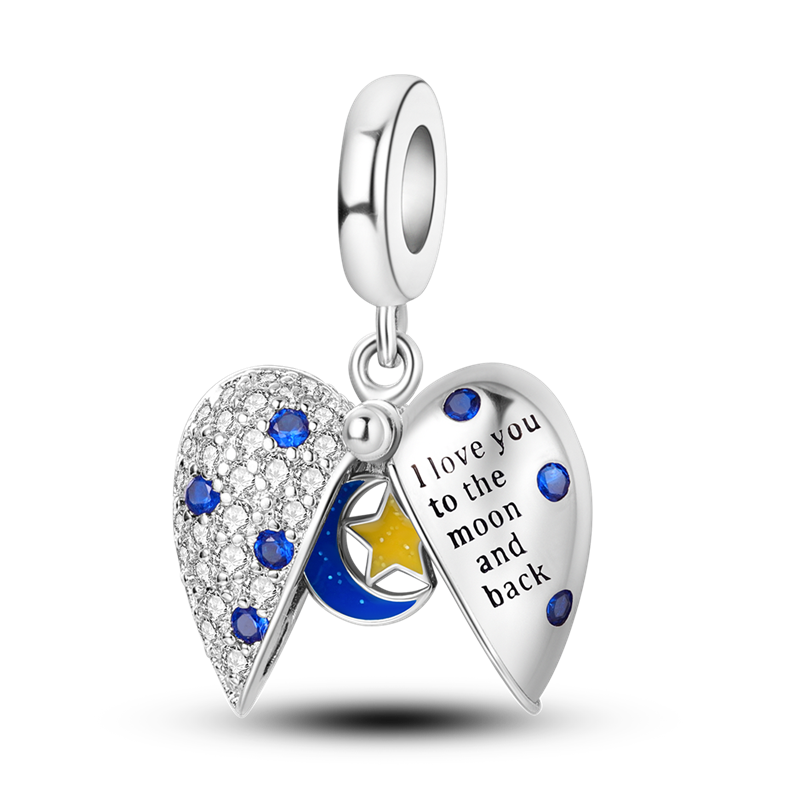 Corazon Luna & Estrella Diamantada