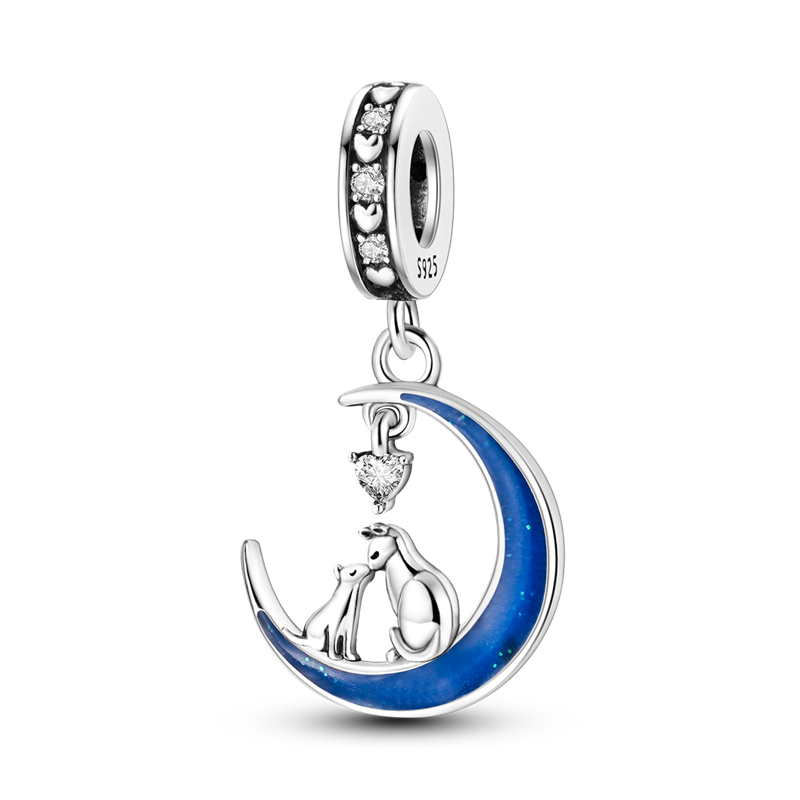Luna Azul "Familia de Gatos"