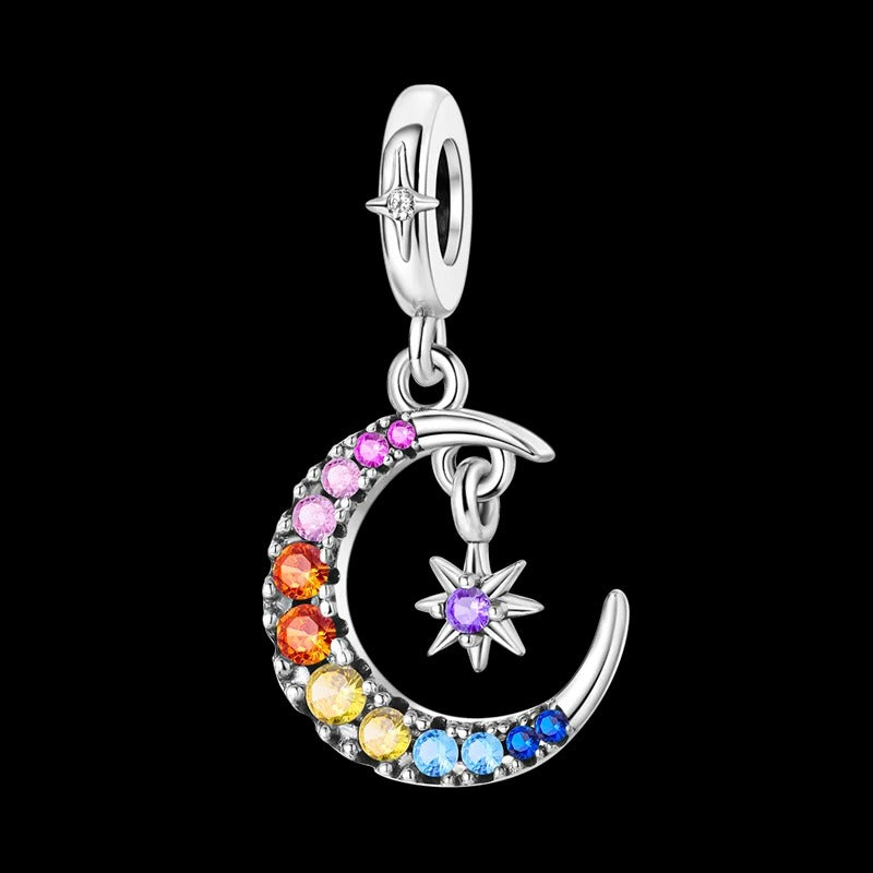 Amuleto de Luna y Estrella de Gemas