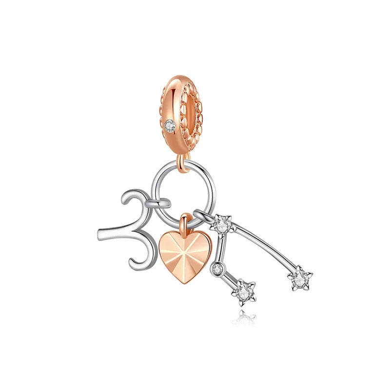 Constelación del Zodíaco Aries y Corazón