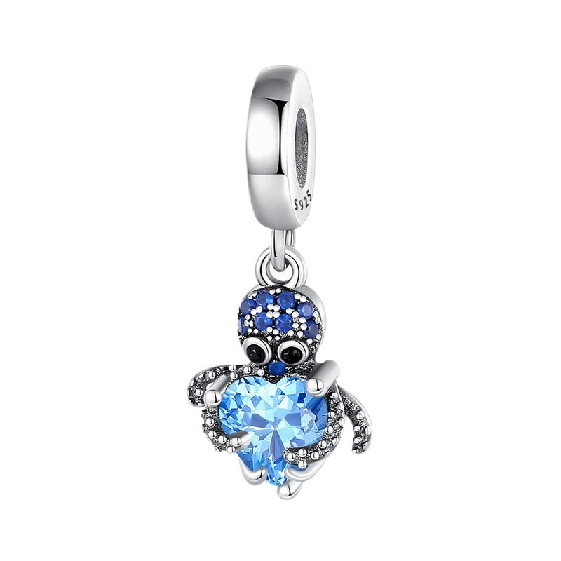 Pulpo y Corazón Azul