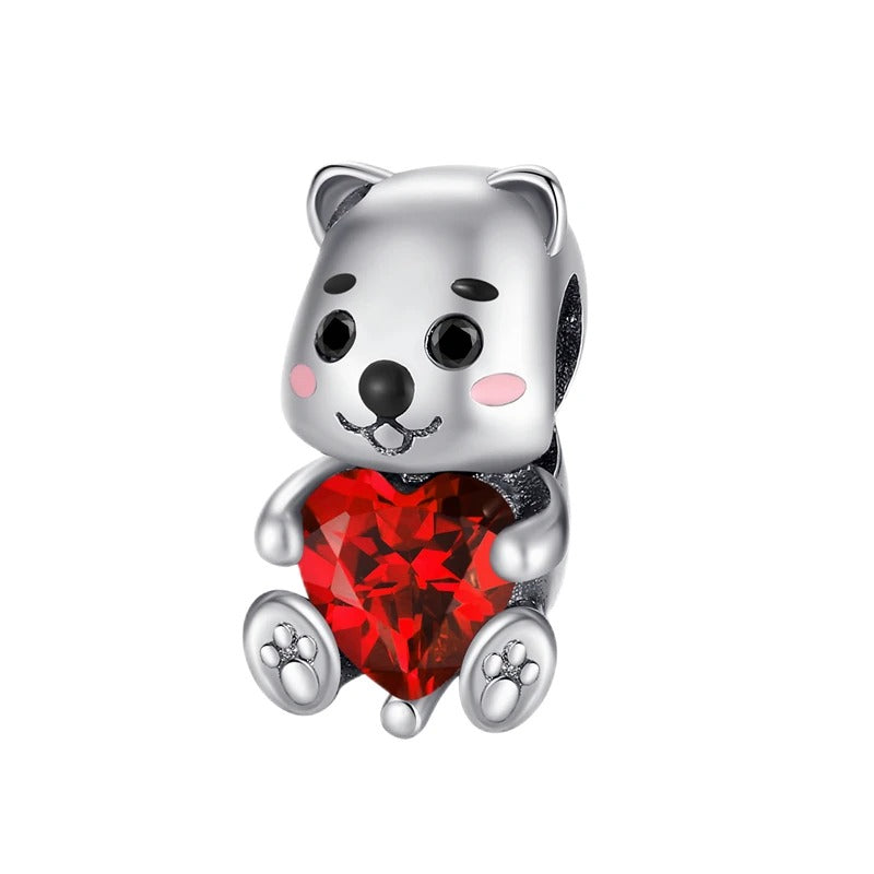 Osito & Corazón Rojo