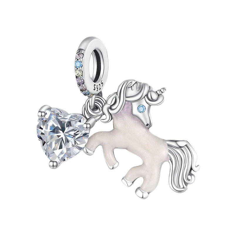 Corazón Blanco & Unicornio