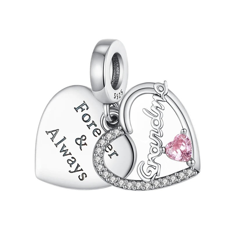 Corazón Grandma y Corazón "Forever and Always"