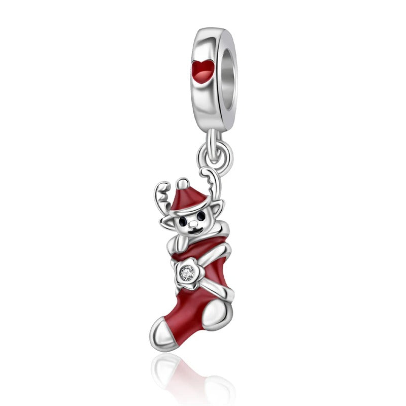 Calcetín Rojo de Navidad