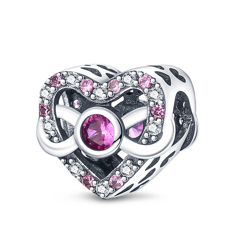 Corazon & Infinito Piedra Rosa
