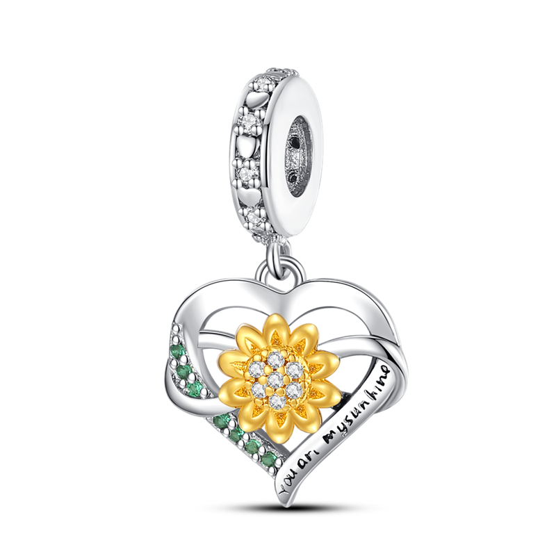 Corazon Flor Amarilla