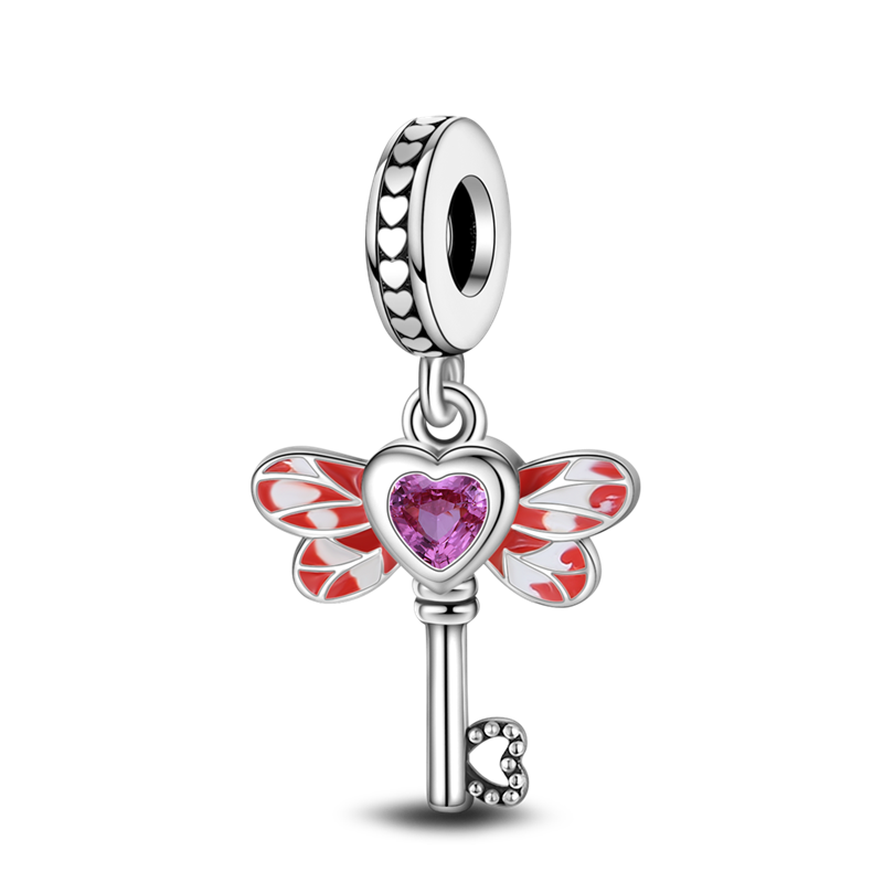 Llave Corazon Rosa