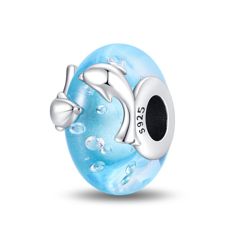 Abalorio Azul de Delfines