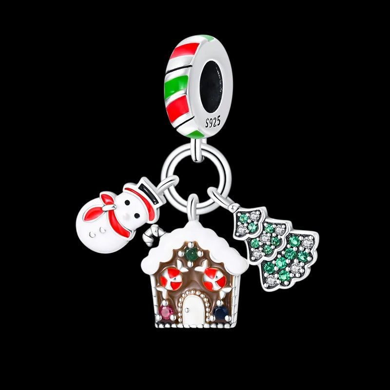 Muñeco de Nieve, Casa de Galleta y Árbol de Navidad