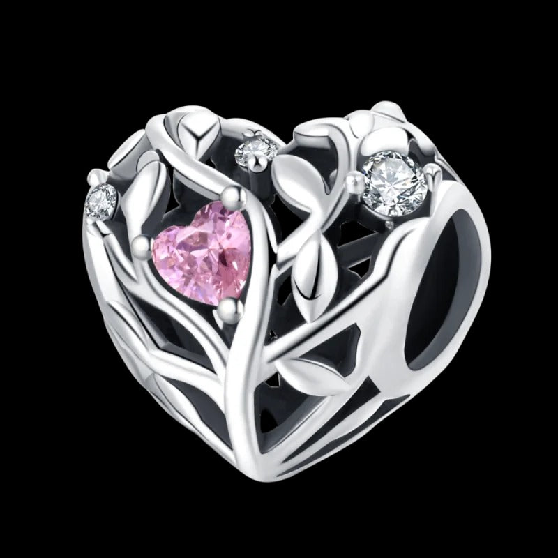 Corazón Floral "Amor Rosa"