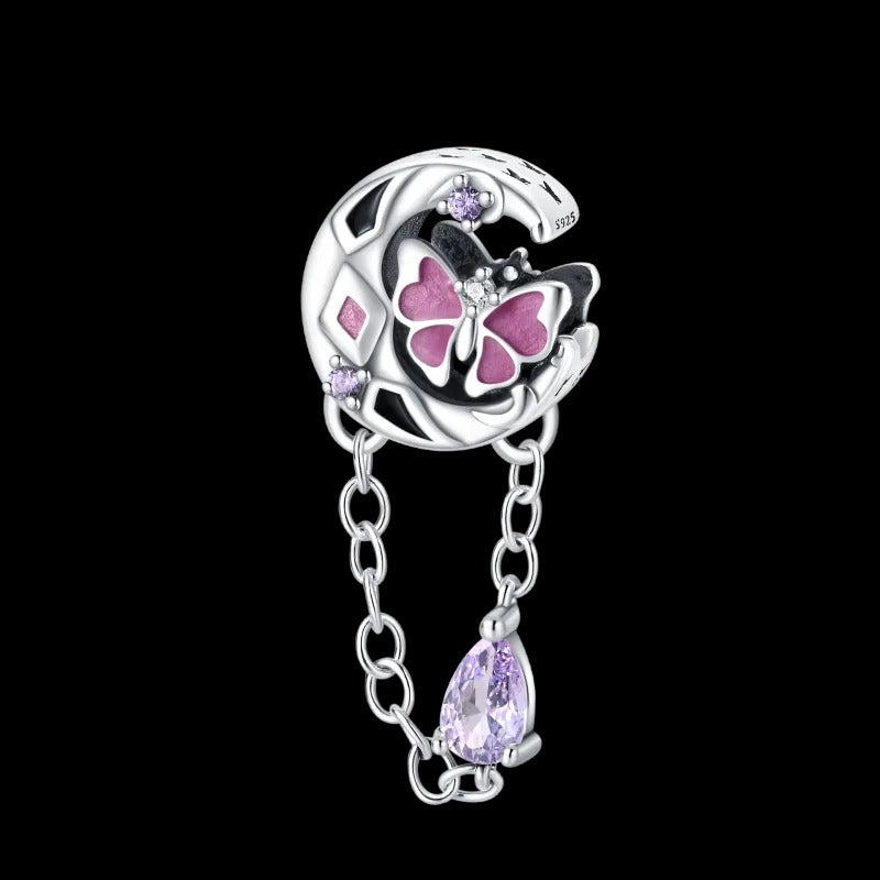 Luna, Mariposa y Gota Morada