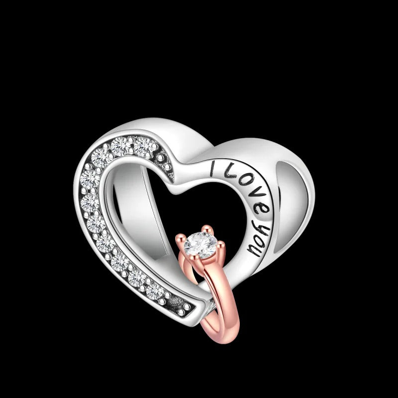 Corazón y Anillo "I Love U"