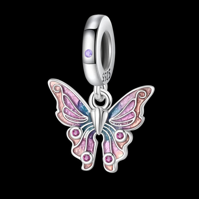 Mariposa Rosa Brillante
