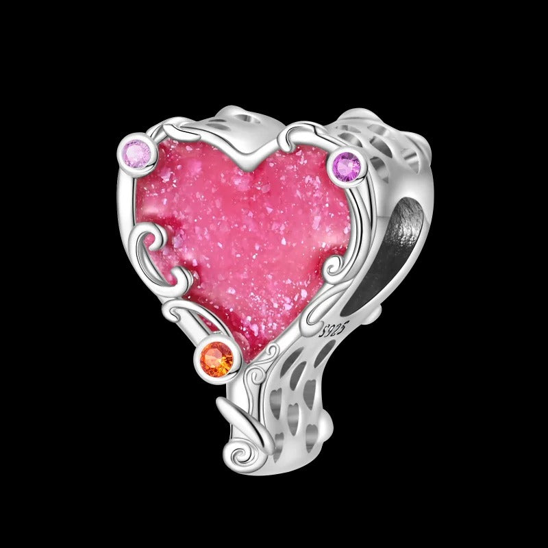 Corazón Coquette Rosa