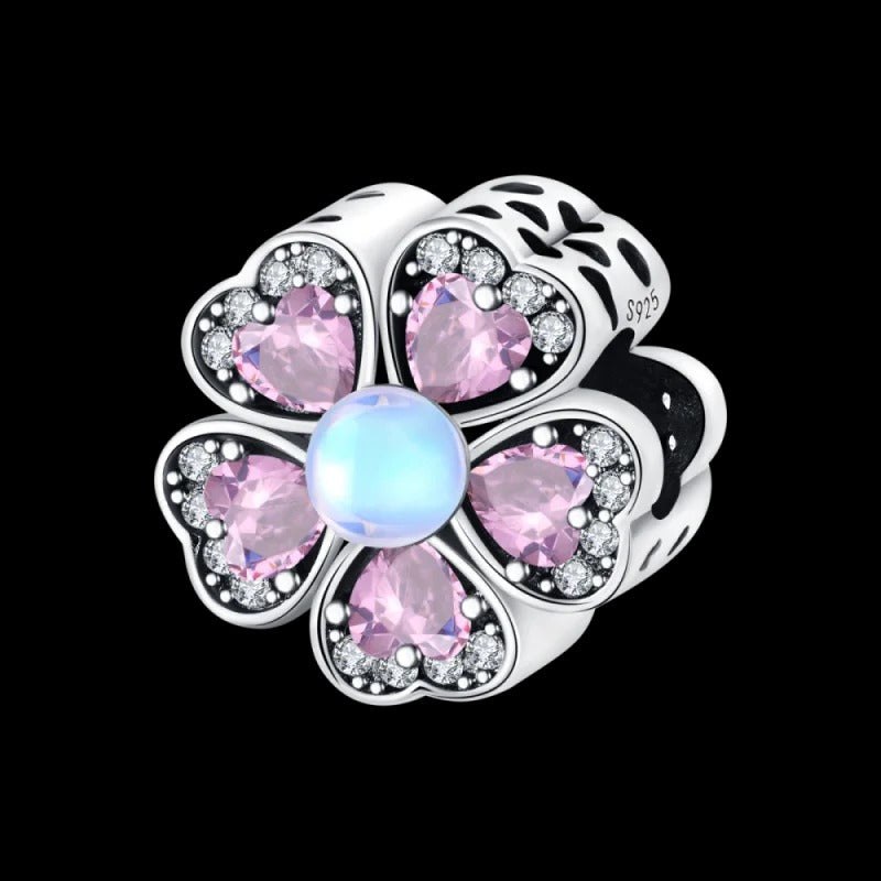 Flor de Corazones Rosas