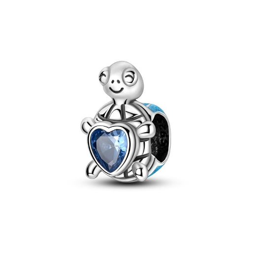 Tortuga Azul y Corazón Azul